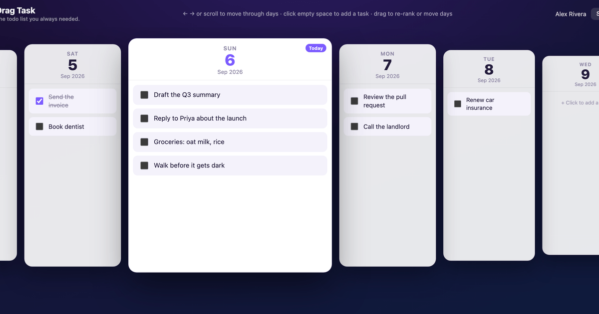 Yet another task manager